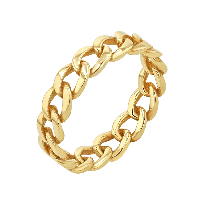 Cuban Curb Link Ring