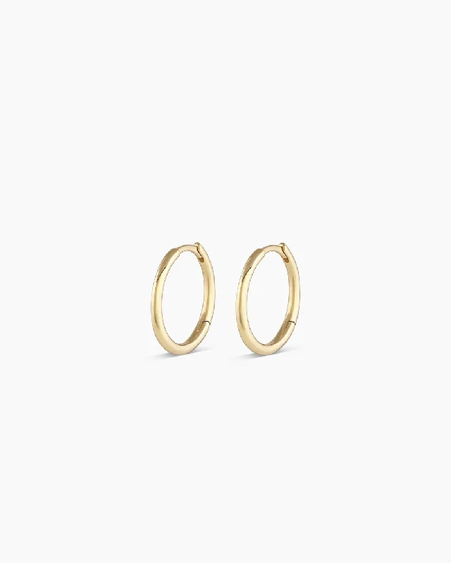 14k Solid Gold / 13mm / Pair