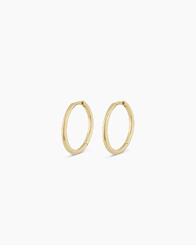 14k Solid Gold / 15mm / Pair