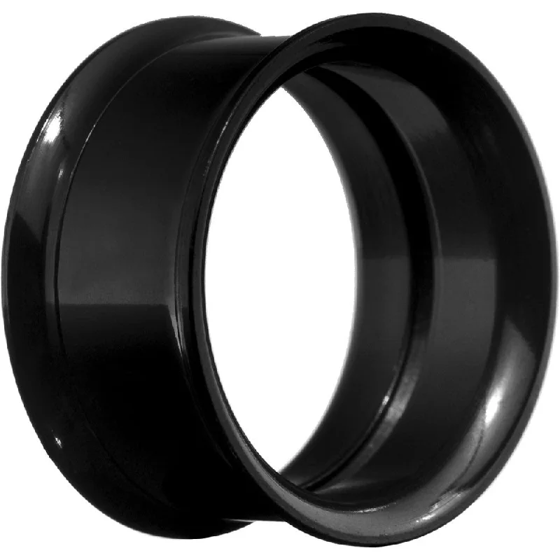 7/8 Black Double Flare Internally Threaded Tunnel