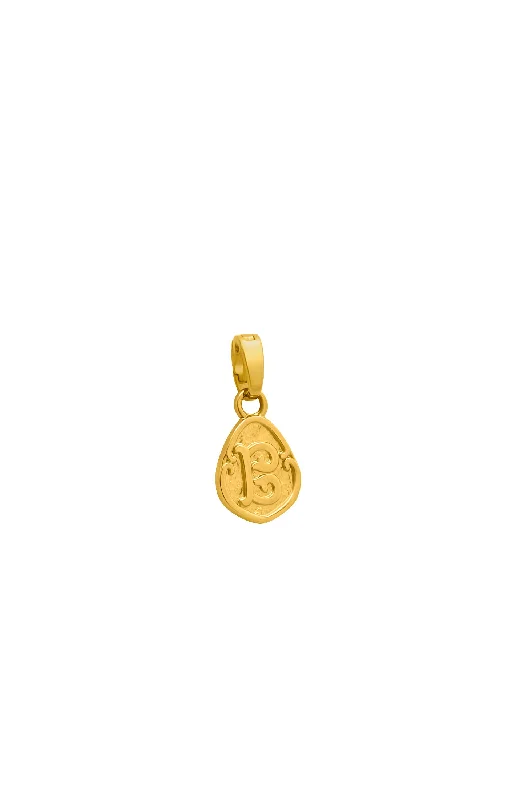 ""B"" Tberfil Letter Pendant