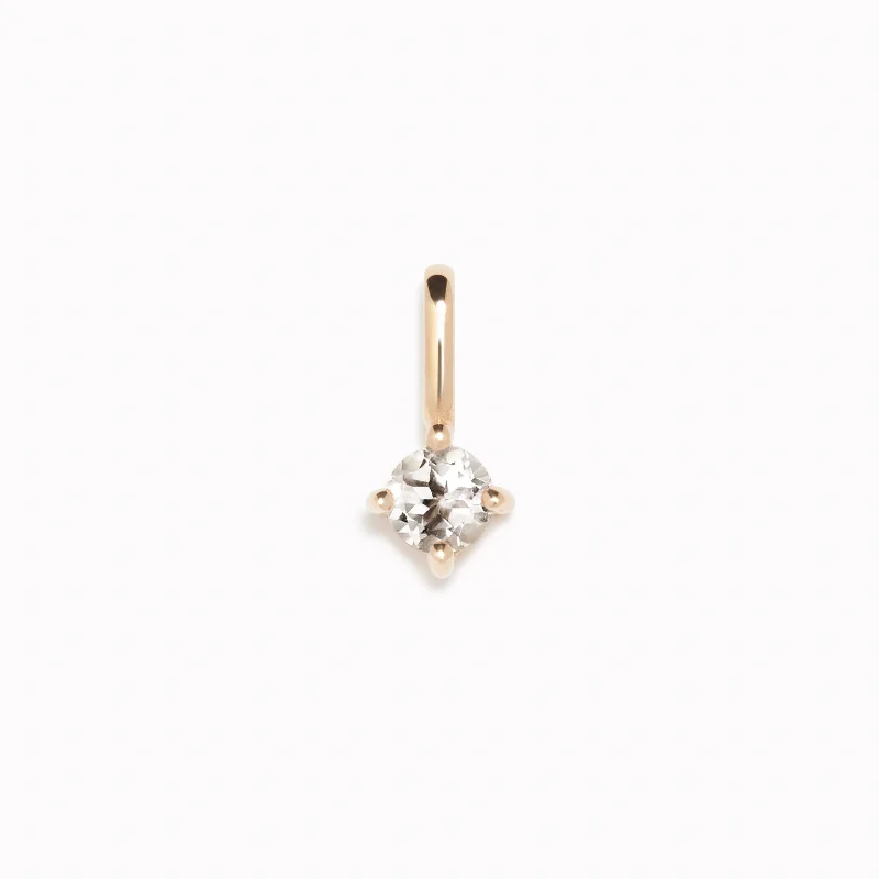 Diamond Charm 14k Gold