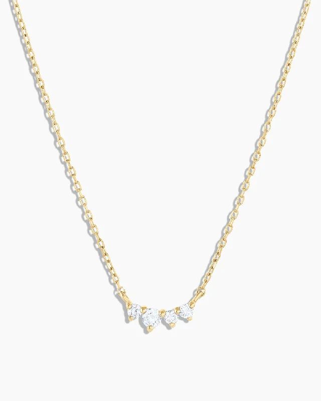 Diamond Cluster Necklace