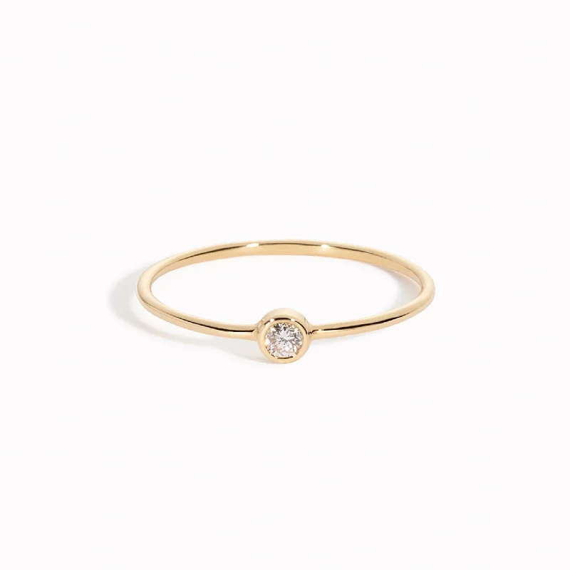 Diamond Ring (Bezel Set) - Anja