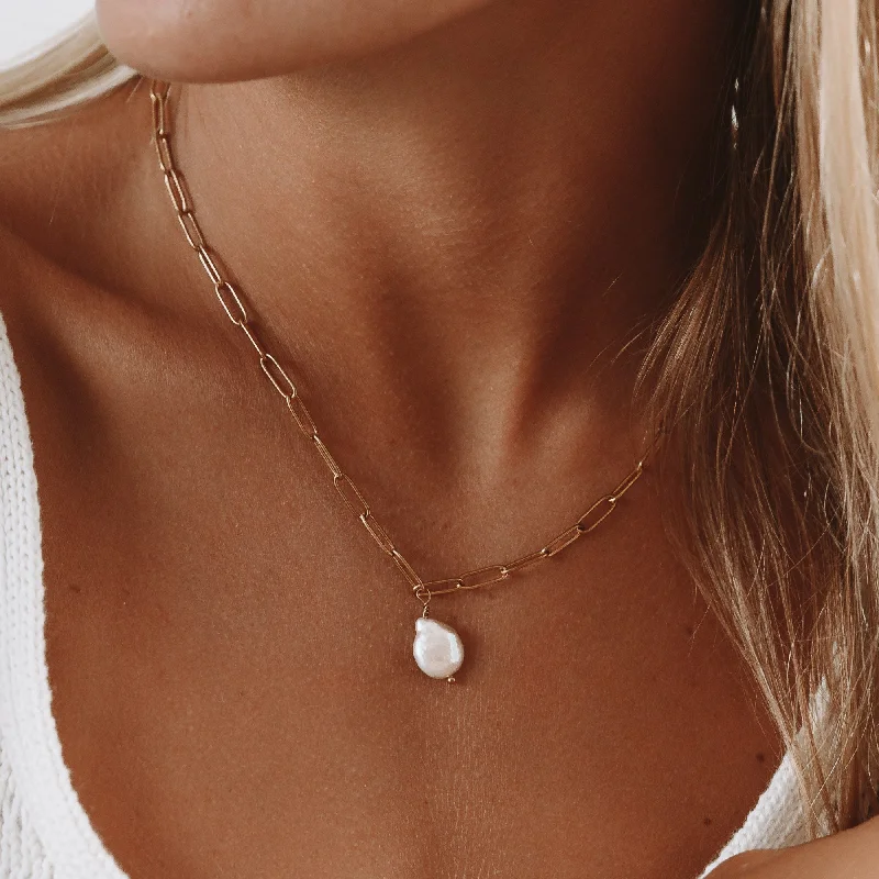 Keshi Pearl Necklace