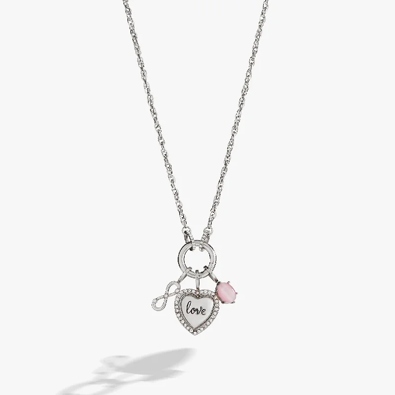 Love Trio Interchangeable Charm Necklace