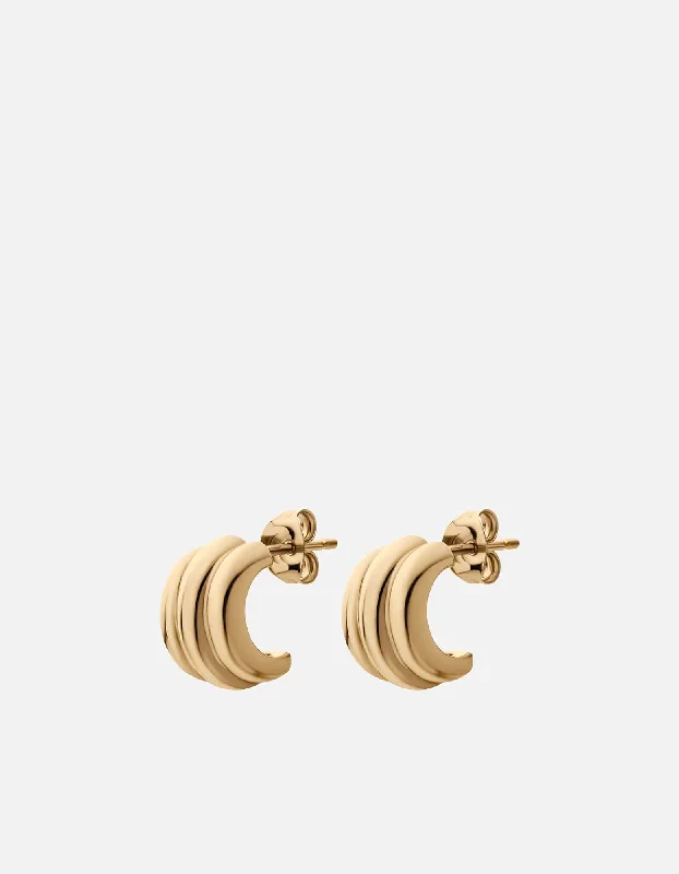 Maeve Earrings, Gold Vermeil